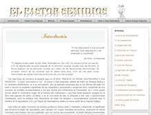 Tablet Screenshot of pastorsemidios.com